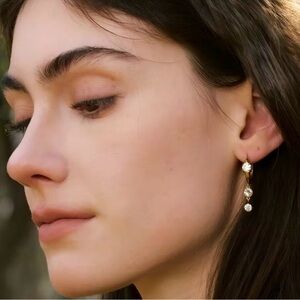 NEW✨ 18K Gold Plated Zircon Drop Earrings